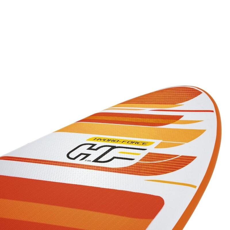 HYDRO-FORCE AQUA JOURNEY SUP opblaasbaar board 274 CM KINDERPLANK Oranje Wit