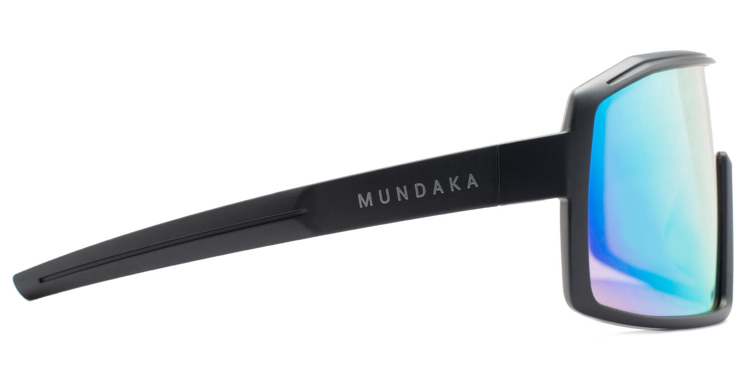 **Gafas de sol deportivas KHARDUNG en negro mate, CX VERDE - cat.3 - MUNDAKA** 2/4