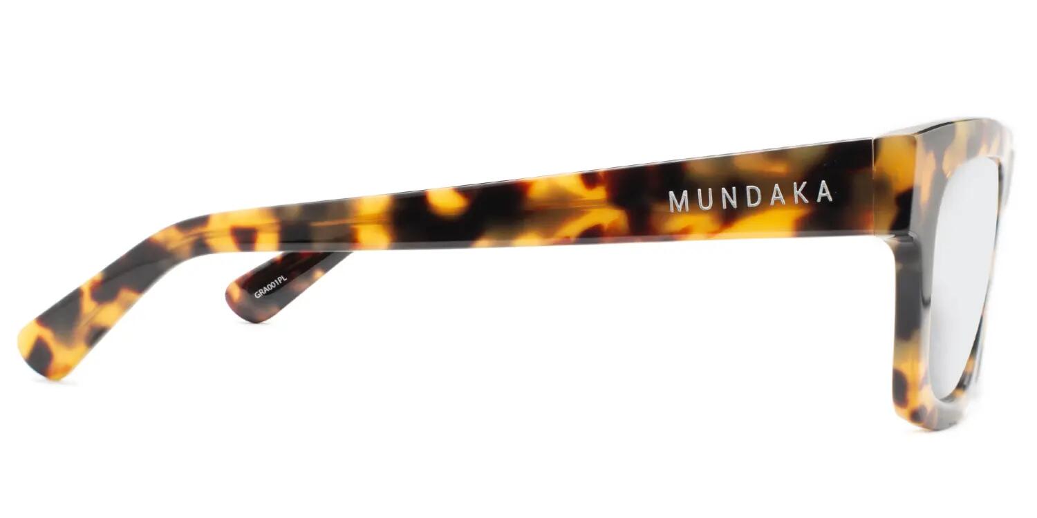 **Sonnenbrille GRANITE schwarz und gelb, Polarisierte GRAU - Kat.3 - MUNDAKA** 2/4