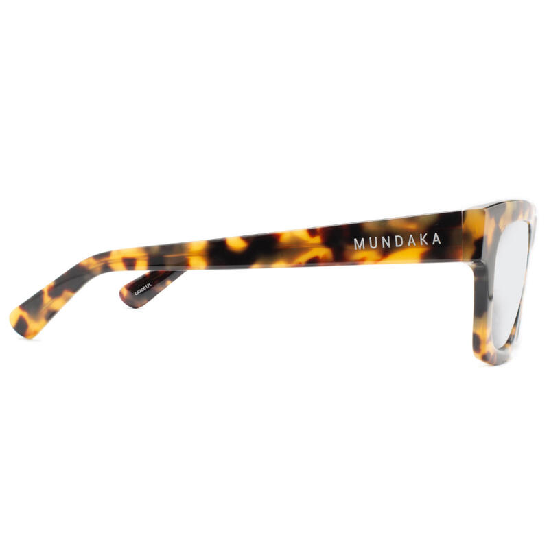 **Gafas de sol GRANITE en negro y amarillo, POLARIZADAS GRIS - cat.3 - MUNDAKA**