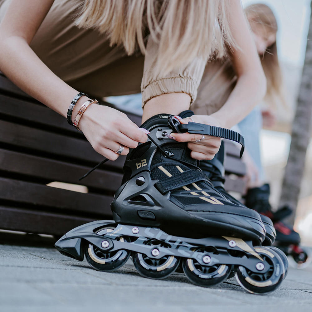 Patines fitness regulables para niños Movino Cruzer B2 dorado 7/8