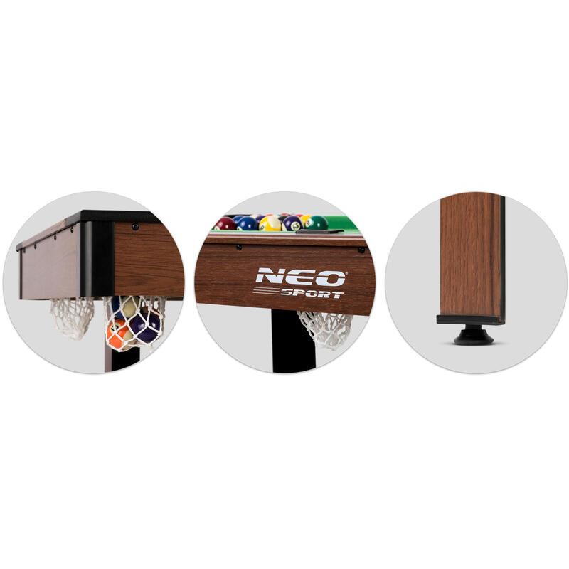 Bilard, stół do bilarda z akcesoriami, Neo-Sport NS-807