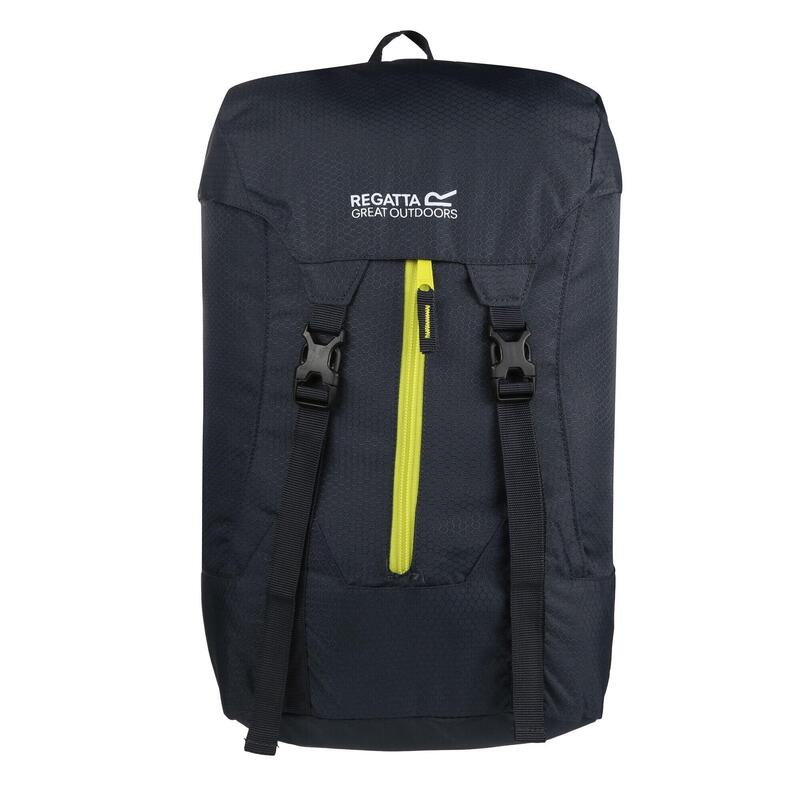 Great Outdoors Easypack Packaway Rucksack/Backpack (25 Litres) (Ebony/Neon