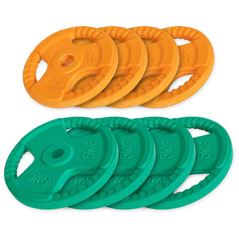 Hantelscheibe 30/31 mm Gummi Gripper 1,25-25 KG