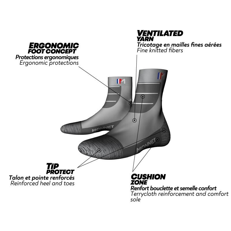 MID PERF - Chaussettes basses pour la randonnée. Confort et protection.