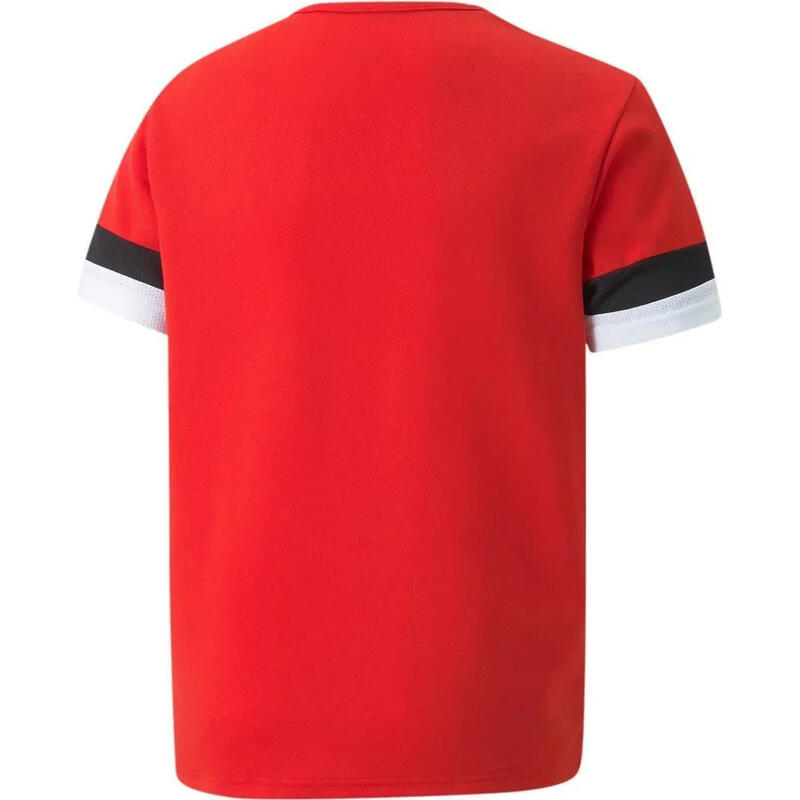 T-Shirt Puma Teamrise Jersey Jr Rosso Junior