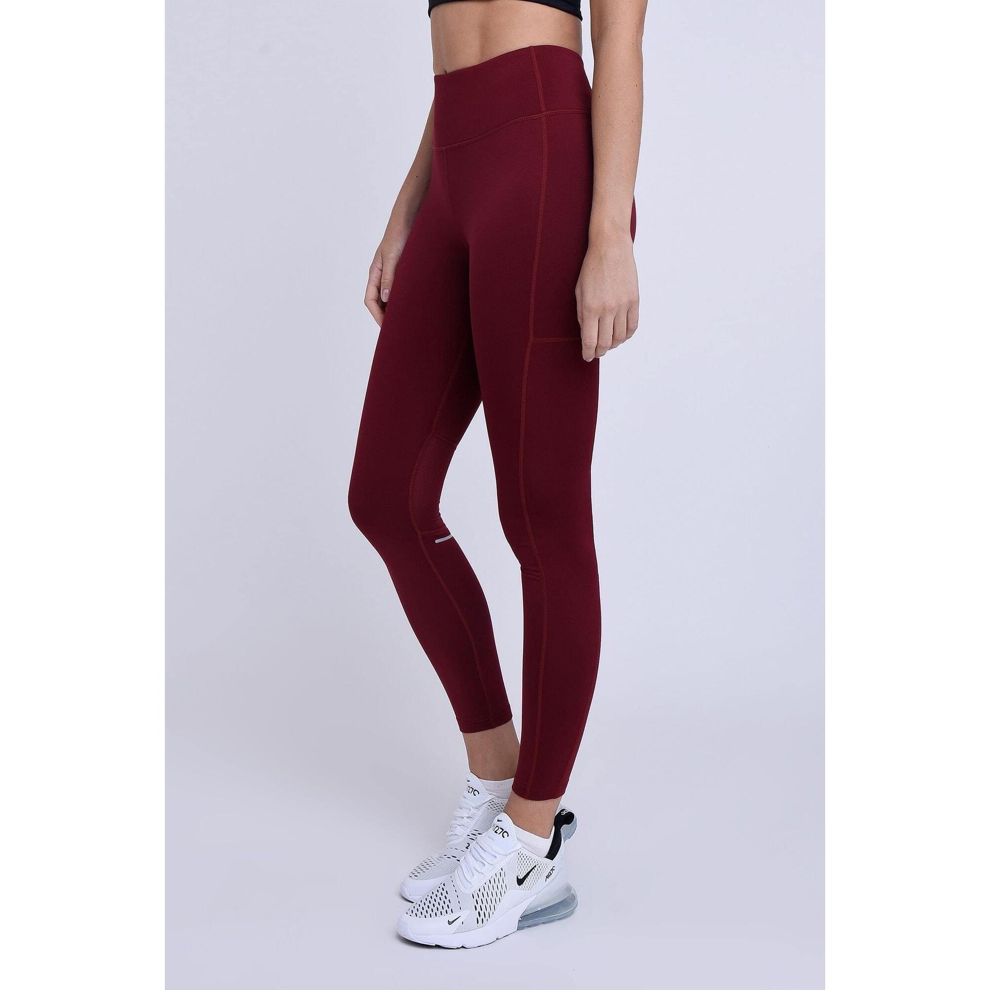 Women's Super Thermal Base Layer Leggings - Cabernet 2/5