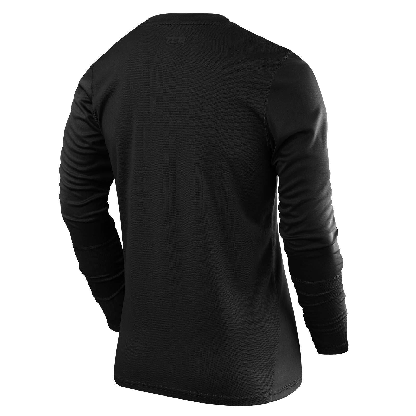 Men s Element Long Sleeve Quick Dry Running Top Black Stealth
