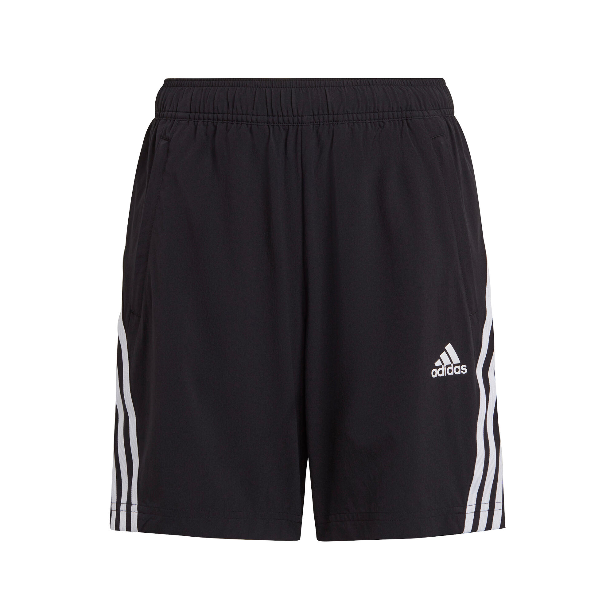 Adidas - Short Enfant Adidas Aeroready Primegreen Woven - Short - Blanc|noir - 4 À 6 Ans - Decathlon