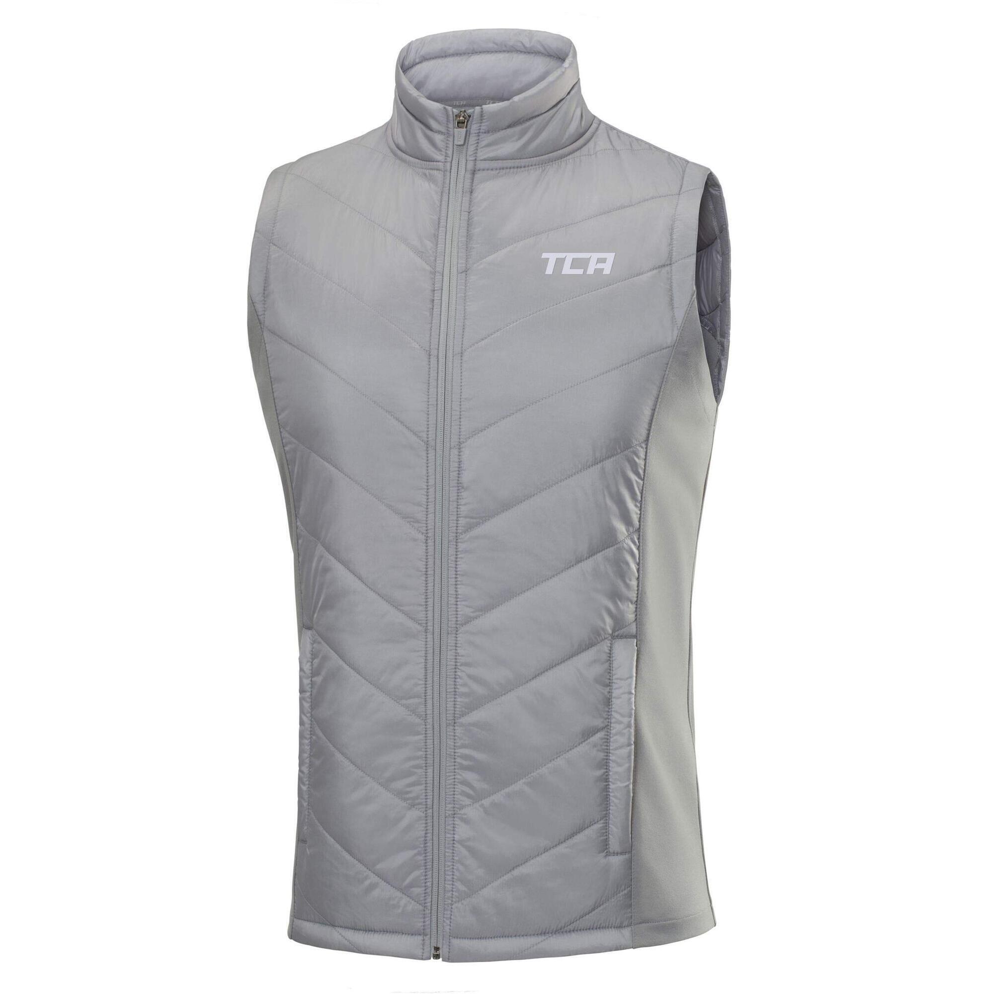 TCA Men's Excel Winter Gilet with Zip Pockets - Sleet