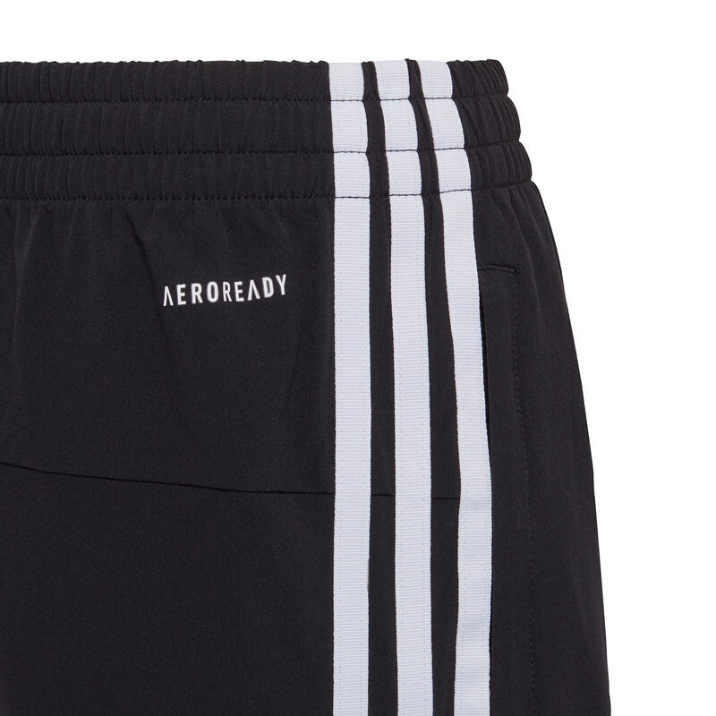 Calças de criança adidas AEROREADY Primegreen 3-Stripes Tapered Woven