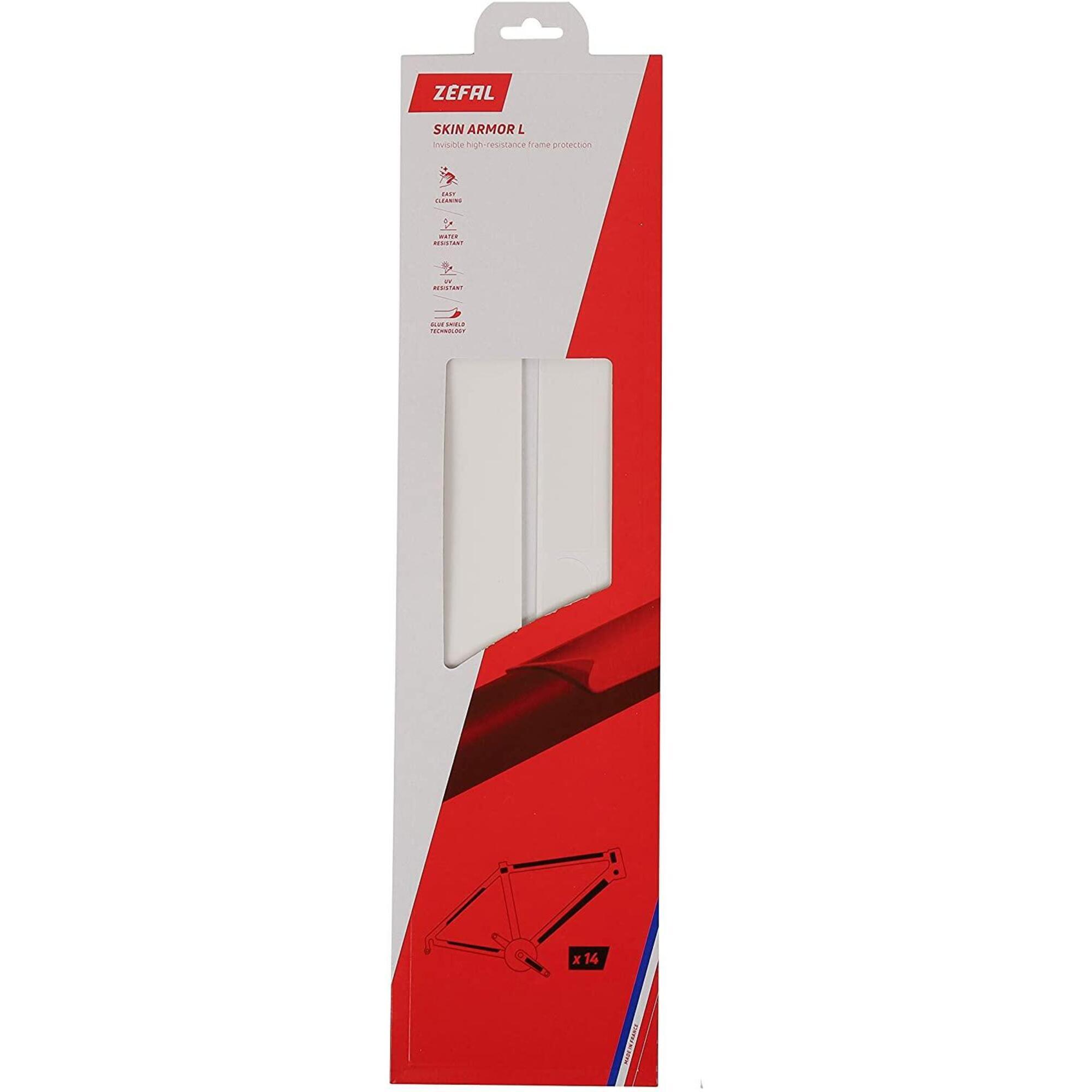 Zefal - Zéfal Skin Armor - Film Transparent Protecteur De Cadre Vélo - Housse De Protection - Gris|incolore - Taille Unique - Decathlon