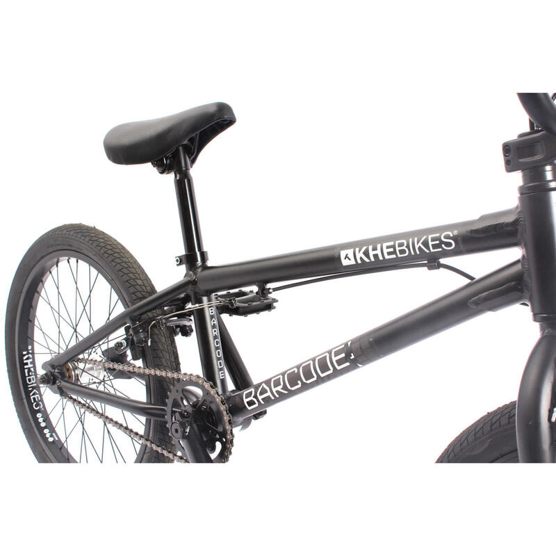 BMX fiets Barcode LL volwassenen matzwart 10,0kg 20 inch KHEbikes