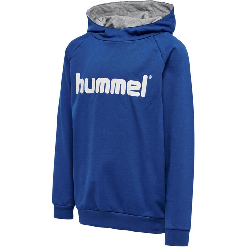 Felpa con cappuccio per bambini Hummel Cotton Logo