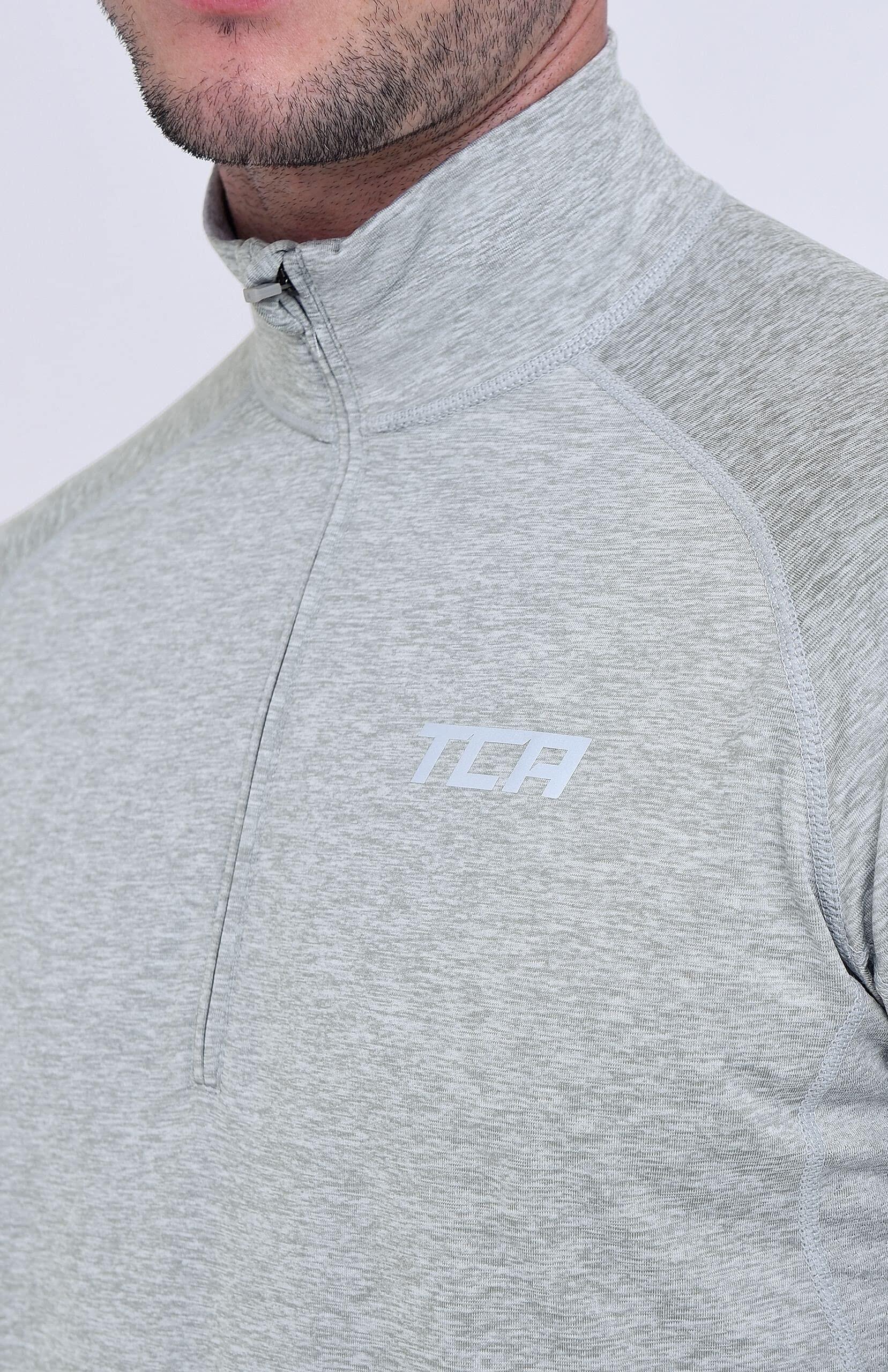 Men's Winter Run Half Zip Top - Tornado 3/5