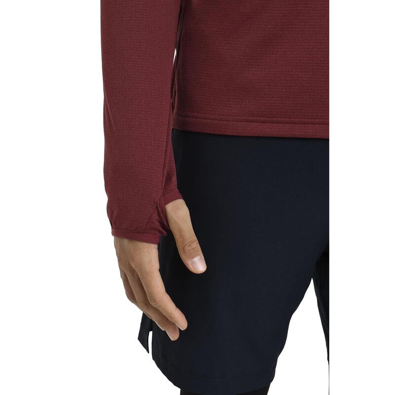 Haut Cloud Fleece avec Fermeture 1/4 et Poche à Fermeture Éclair pour Hommes