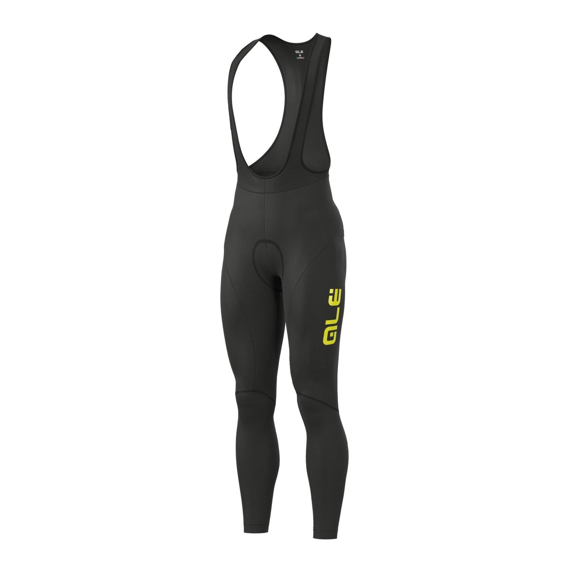 Alé Cycling - Pantalon - Calzamaglia C/b Winter - Collant À Bretelles - Jaune|noir - 38 S - Decathlon