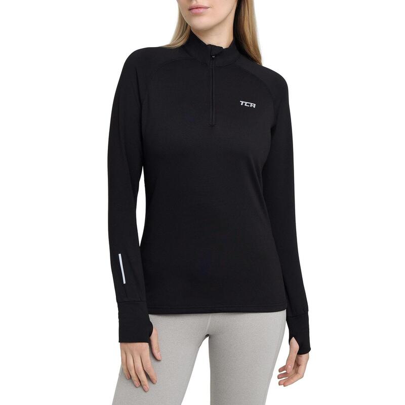 Dames Winter Run Half Zip Top