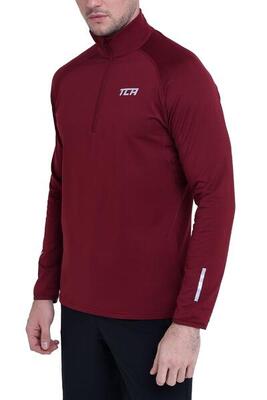Heren winter run half zip top