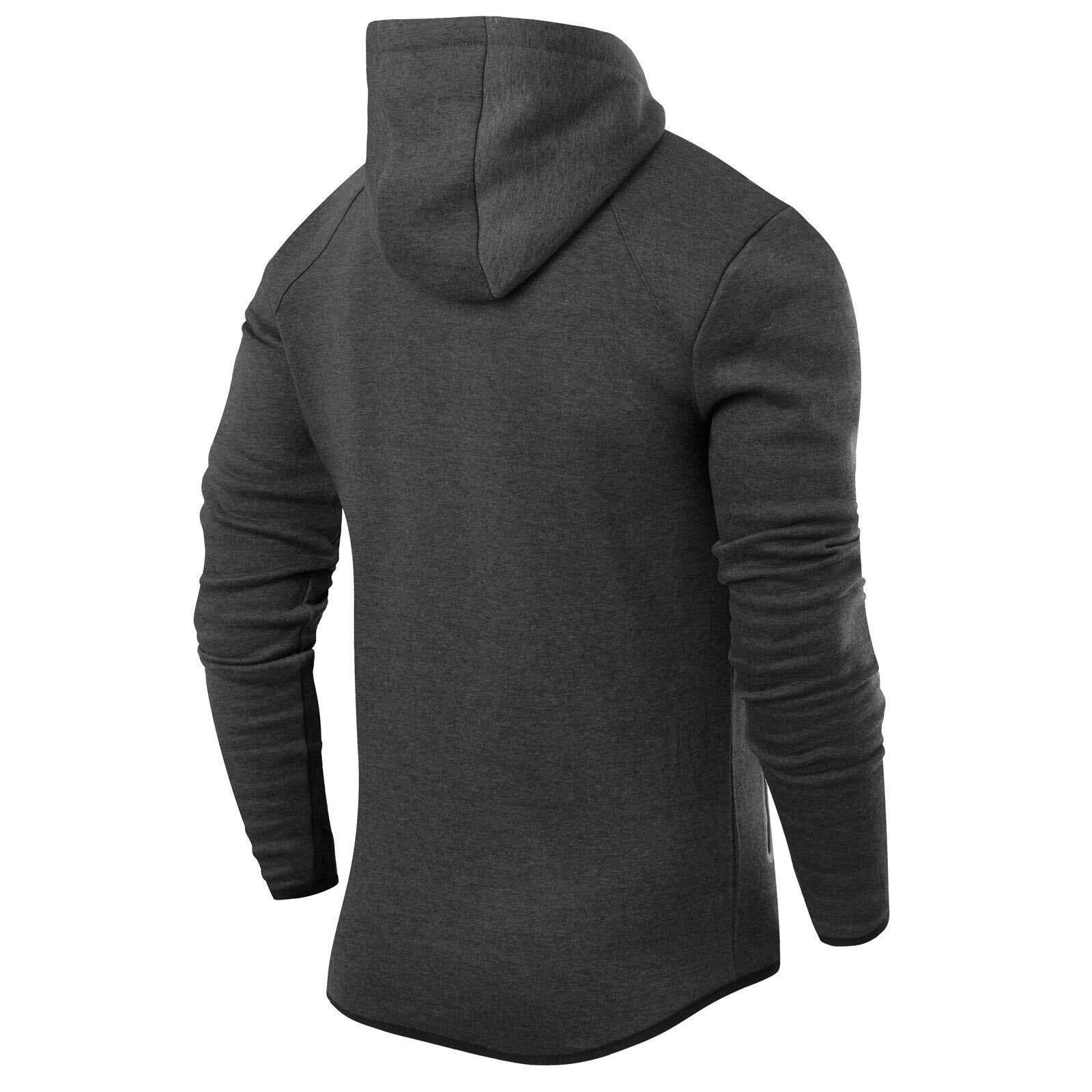 Men’s Revolution Tech Hoodie with Zip Pockets - Asphalt Marl 2/5