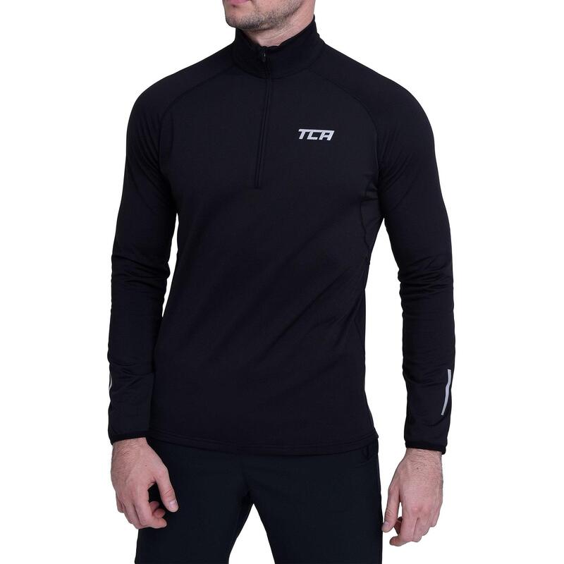 Heren Winter Run Half Zip Top