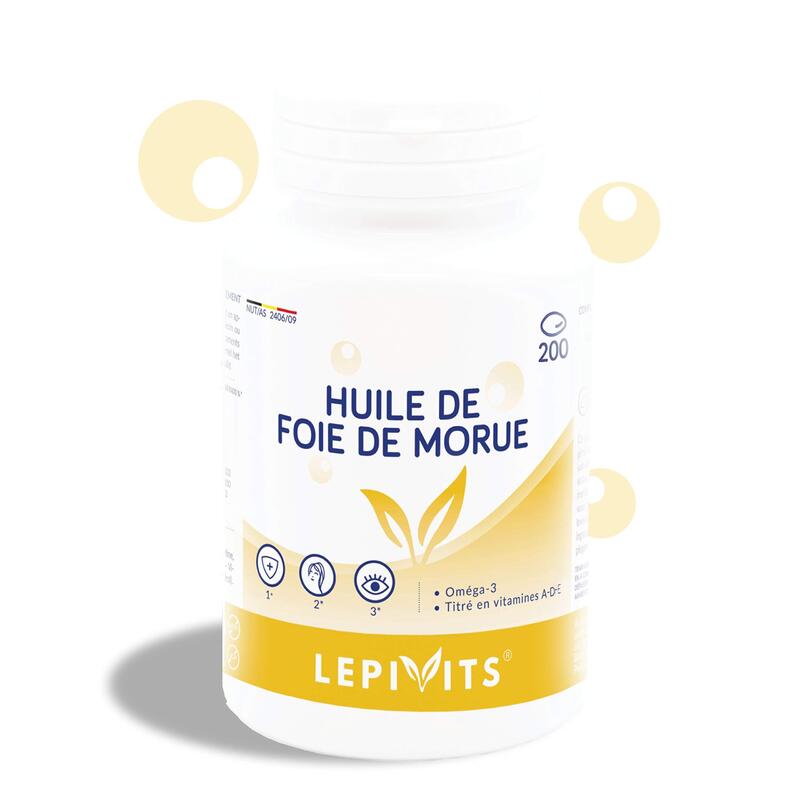 Levertraan - Groei en immuniteit - 200 capsules