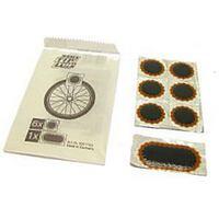autocollants de pneu tube patch caoutchouc noir 7 pièces