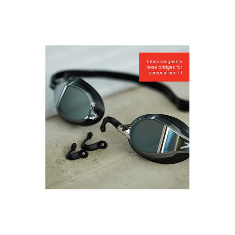 Lunettes de natation Speedo Fastskin Speedsocket 2 Mirror Argent/Noir