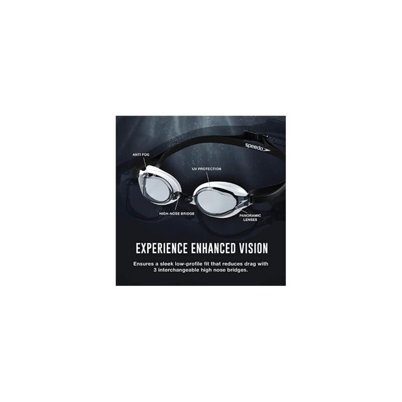 Lunettes de natation Speedo Fastskin Speedsocket 2 Mirror Argent/Noir