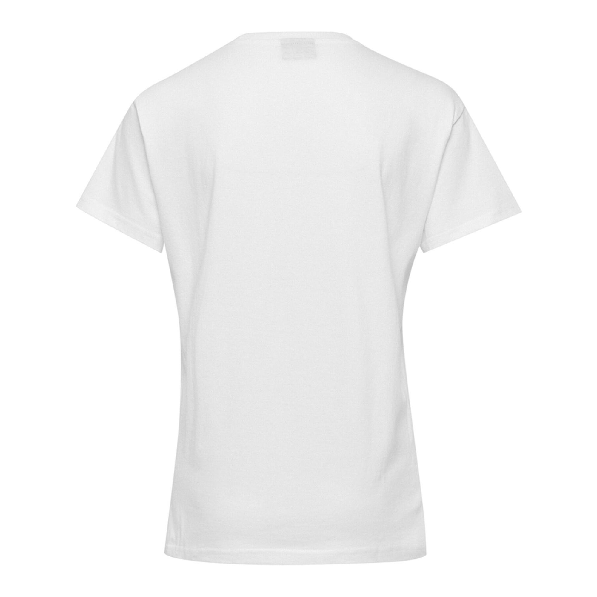Koszulka sportowa z krótkim rękawem damska Hummel Cotton Logo 2/5