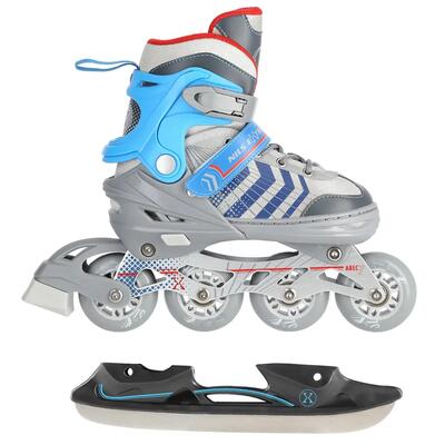 Verstelbare inline skates met verwisselbare skates nils extreme nh18192 4-in-1