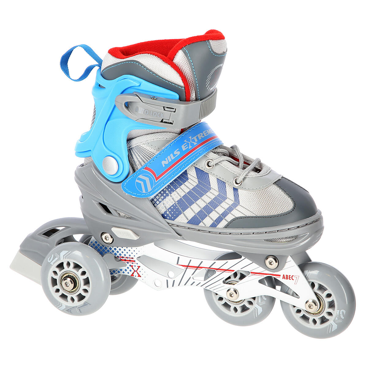 Nils Extreme NH18192 4in3 inline skates met verwisselbare ijshockeyskid 5/7