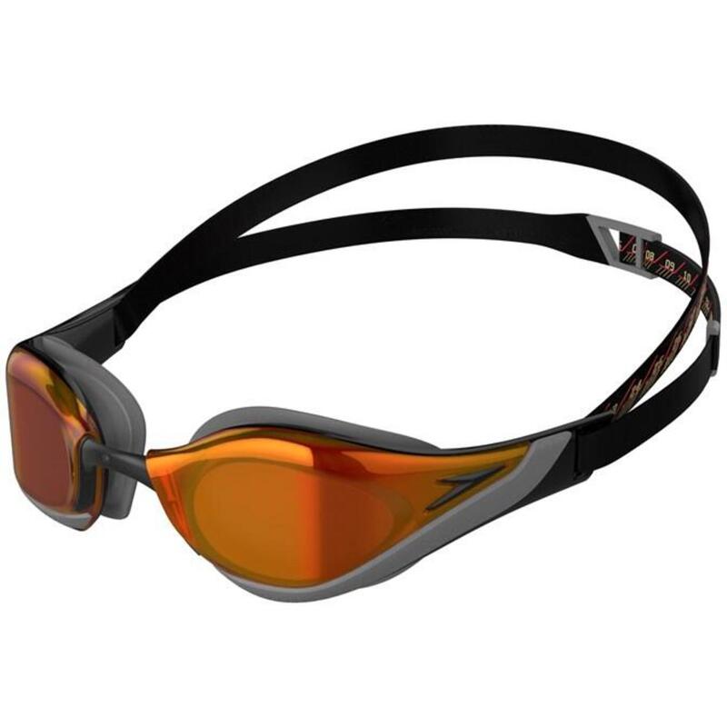 Speedo Fastskin Pure Focus Spiegel Zwart/Cool Grijs/Vuur Goud