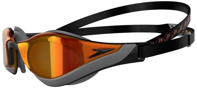 Lunettes de Natation Speedo FS Pure Focus Mirror Noir Rouge 3/6