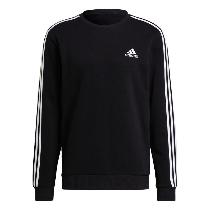 Essentials Fleece 3-Stripes Sweatshirt