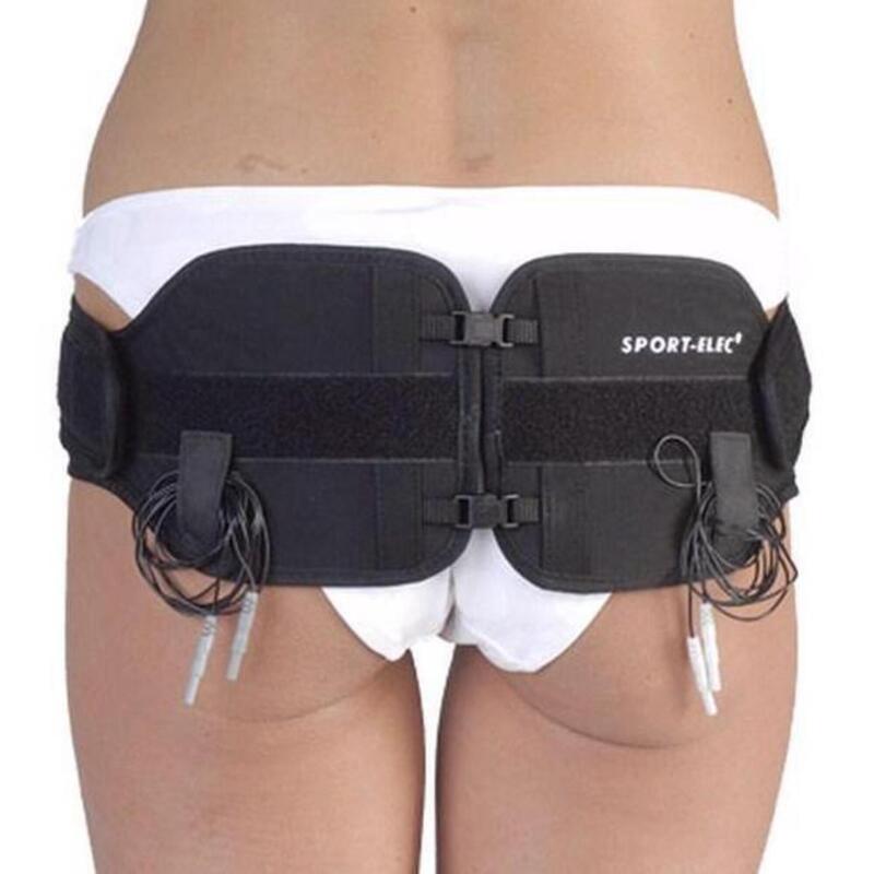 Ceinture multifonction Sport-Elec 4 électrodes carbone intégrées connexions 2mm