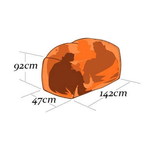 Noodtent Emergency Survival Shelter 2-3 personen - Oranje 4/5