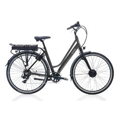 Vélo électrique Villette la Joie, 7 vitesses, 11,6 Ah, 48 cm gris charbon