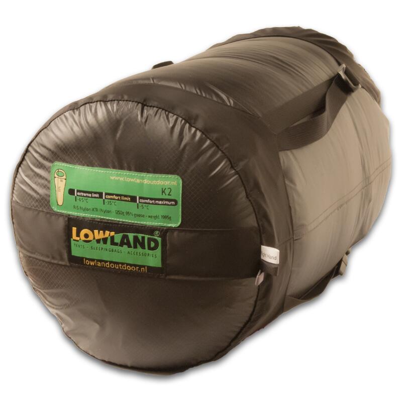 K2 Expedition - Daunen-Mumienschlafsack - Nylon - 225x80 cm - 1995gr - -35°C