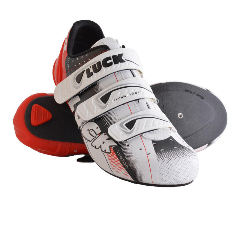 LUCK Evo Rojas | Zapatillas Carretera Ciclismo para Mujer