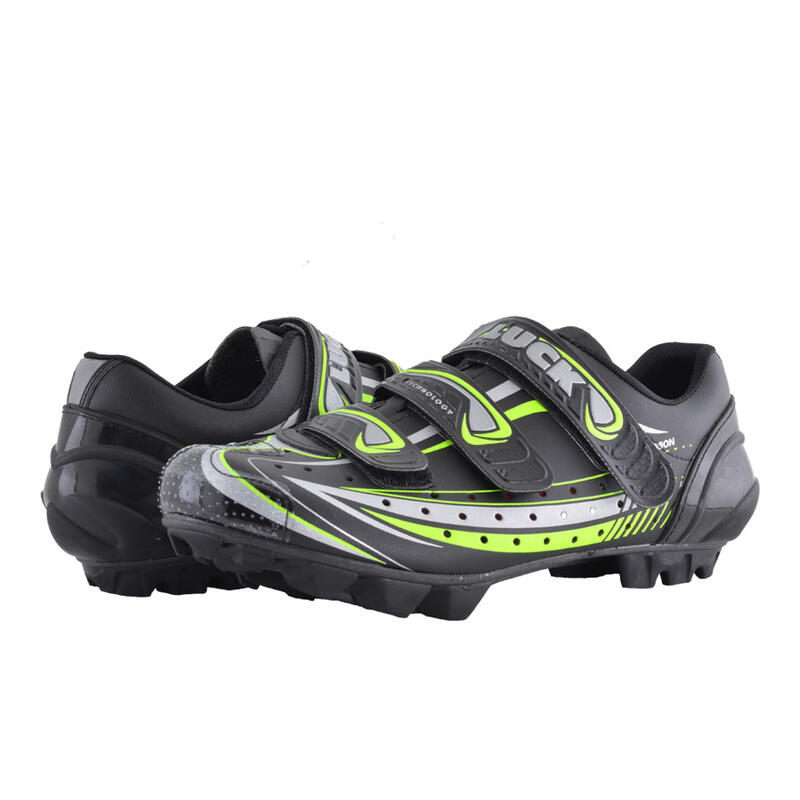  LUCK Zapatillas de ciclismo MTB para hombre para bicicletas de  montaña, Negro - : Ropa, Zapatos y Joyería