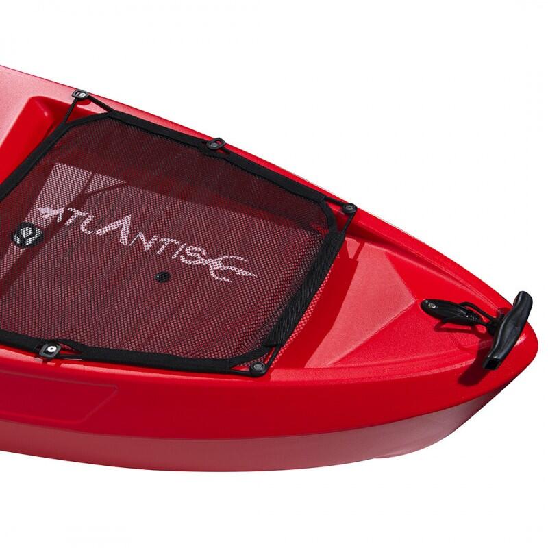 Kayak-canoa Atlantis OCEAN rossa cm 266 - schienalino - ruotino - pagaia