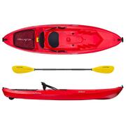 Kayak-canoa Atlantis OCEAN rossa cm 266 - schienalino - ruotino - pagaia