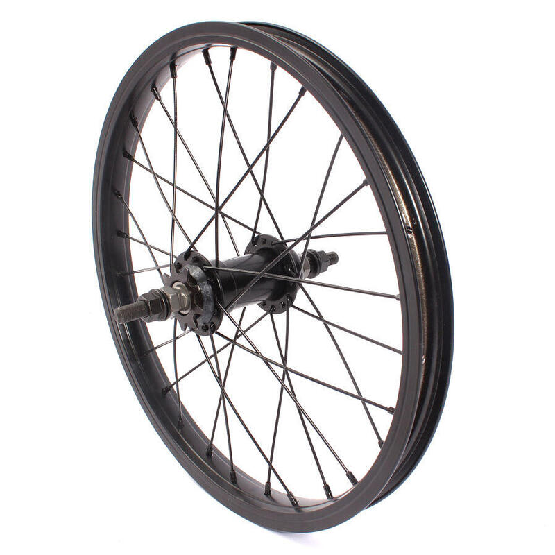 Roda BMX  16" KHEBIKES ARSENIC BLACK NA TYLNYCH KOŁACH