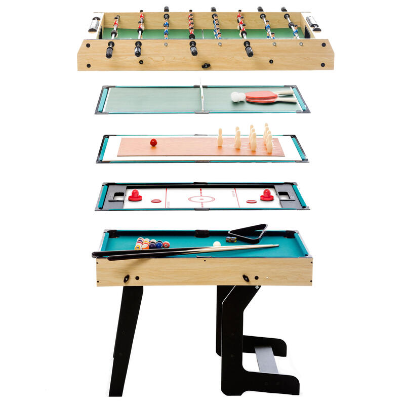 Table multi-jeux pliable Helmi 16 en 1
