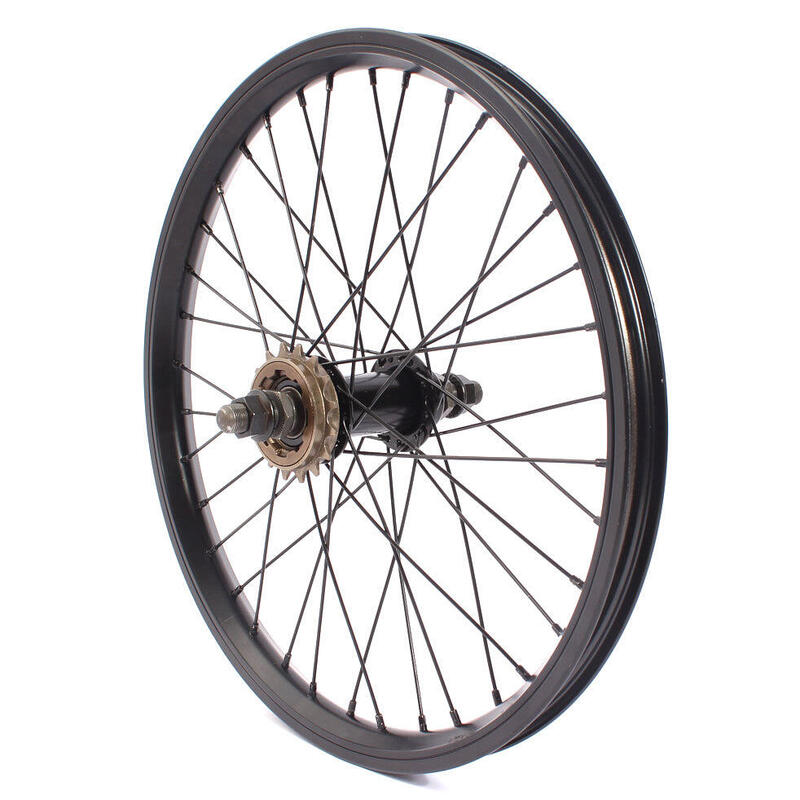 RUEDA TRASERA BMX BLAZE NEGRA 18" 14MM KHEBIKES