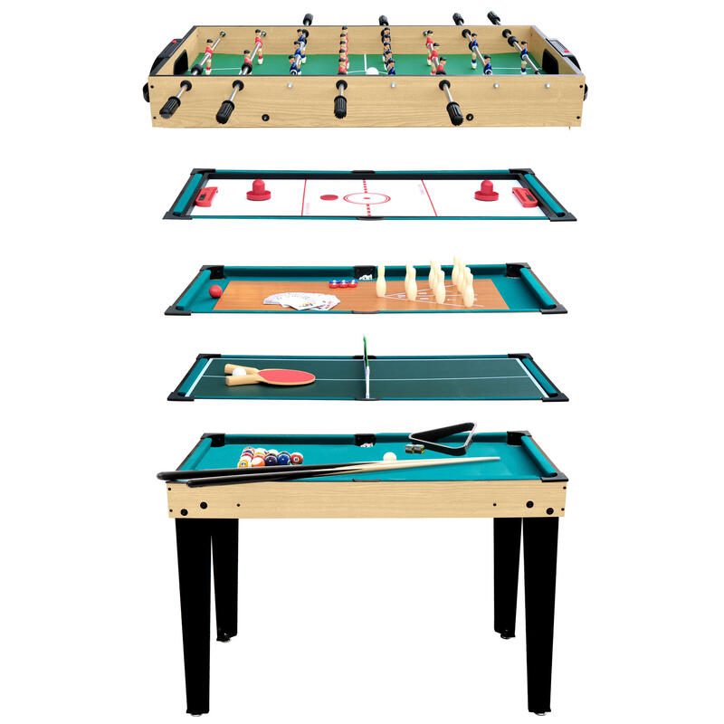 Table multi-jeux Kery 10 en 1