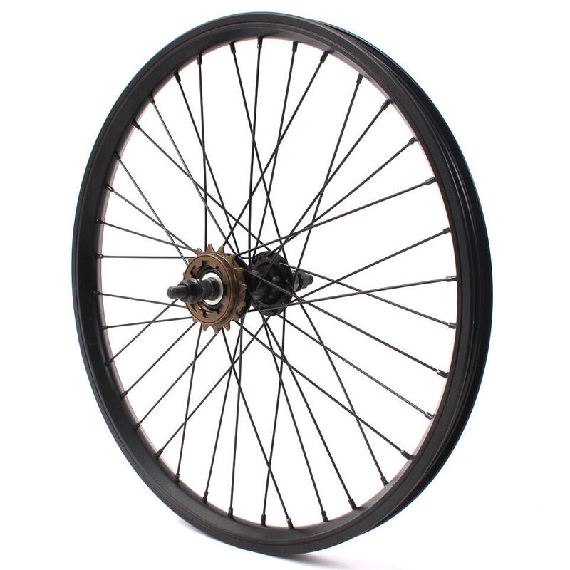 KOŁO TYLNE BMX CZARNE 20" 10MM KHEBIKES