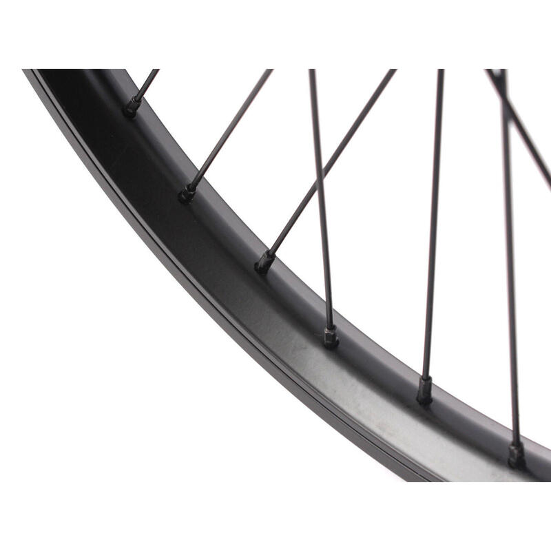 RUEDA TRASERA BMX NEGRA 20" 10MM KHEBIKES