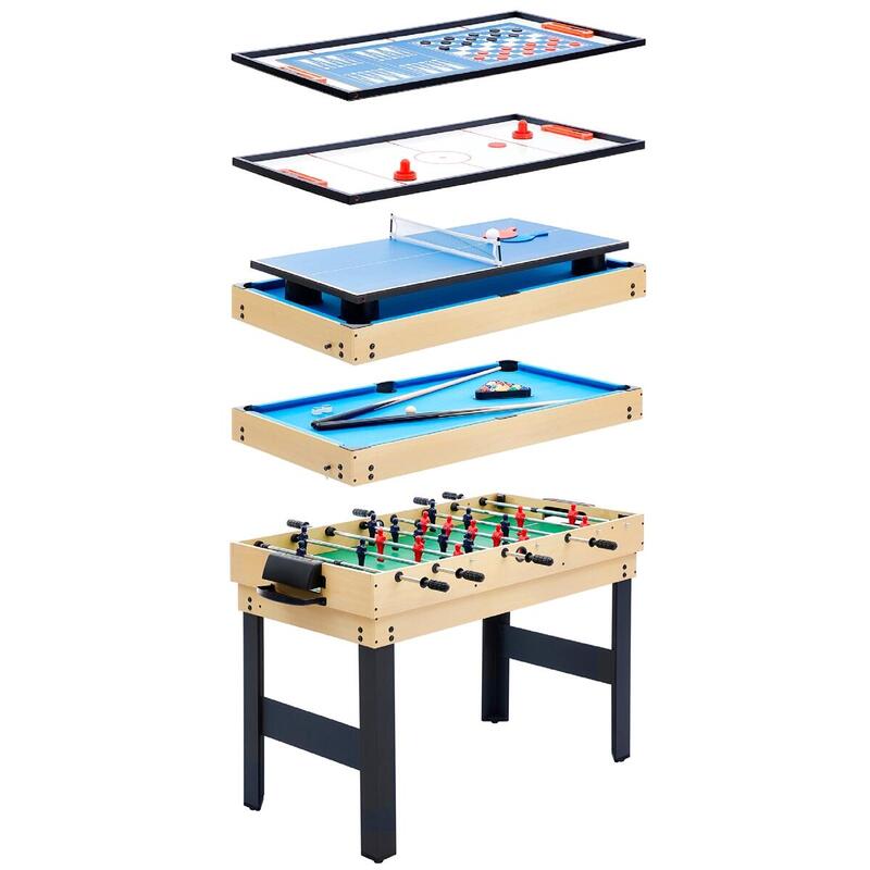 Table multi-jeux Boby hêtre 20 en 1